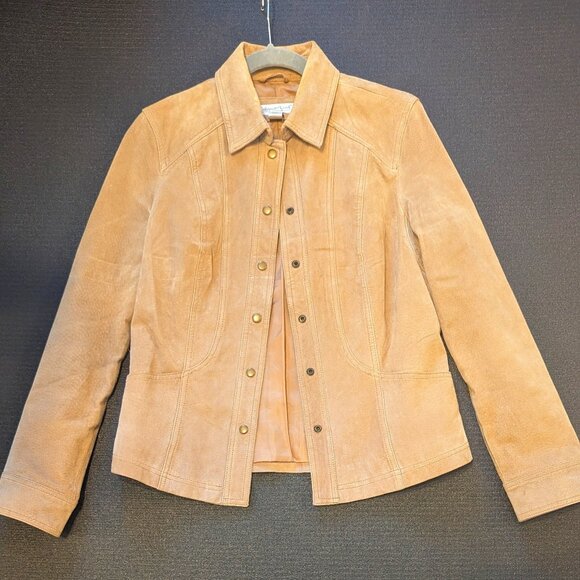 Coldwater Creek Jackets & Blazers - Coldwater Creek Suede Jacket • Classic Outerwear • Boho Chic Fall Layering